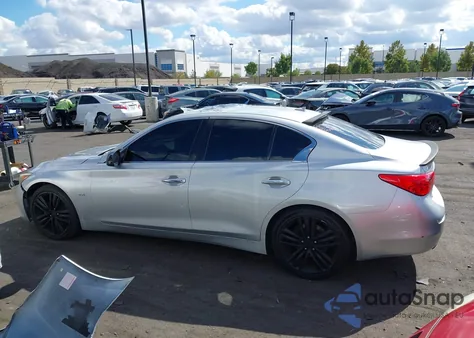 2017 Infiniti Q50 3.0T Premium z USA, uszkodzony, nr VIN JN1EV7AP4HM737429